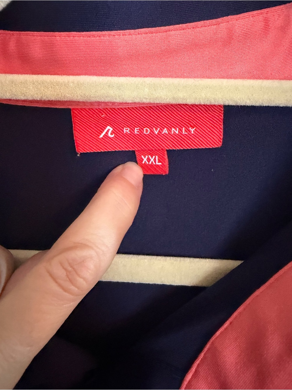 REDVANLY Men’s Navy Polo XXL - Picture 6 of 8